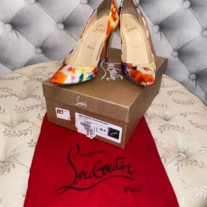 Christian Louboutin 100 décolleté - satin bouquet